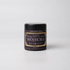 Kissaten Hojicha powder tin from the front 